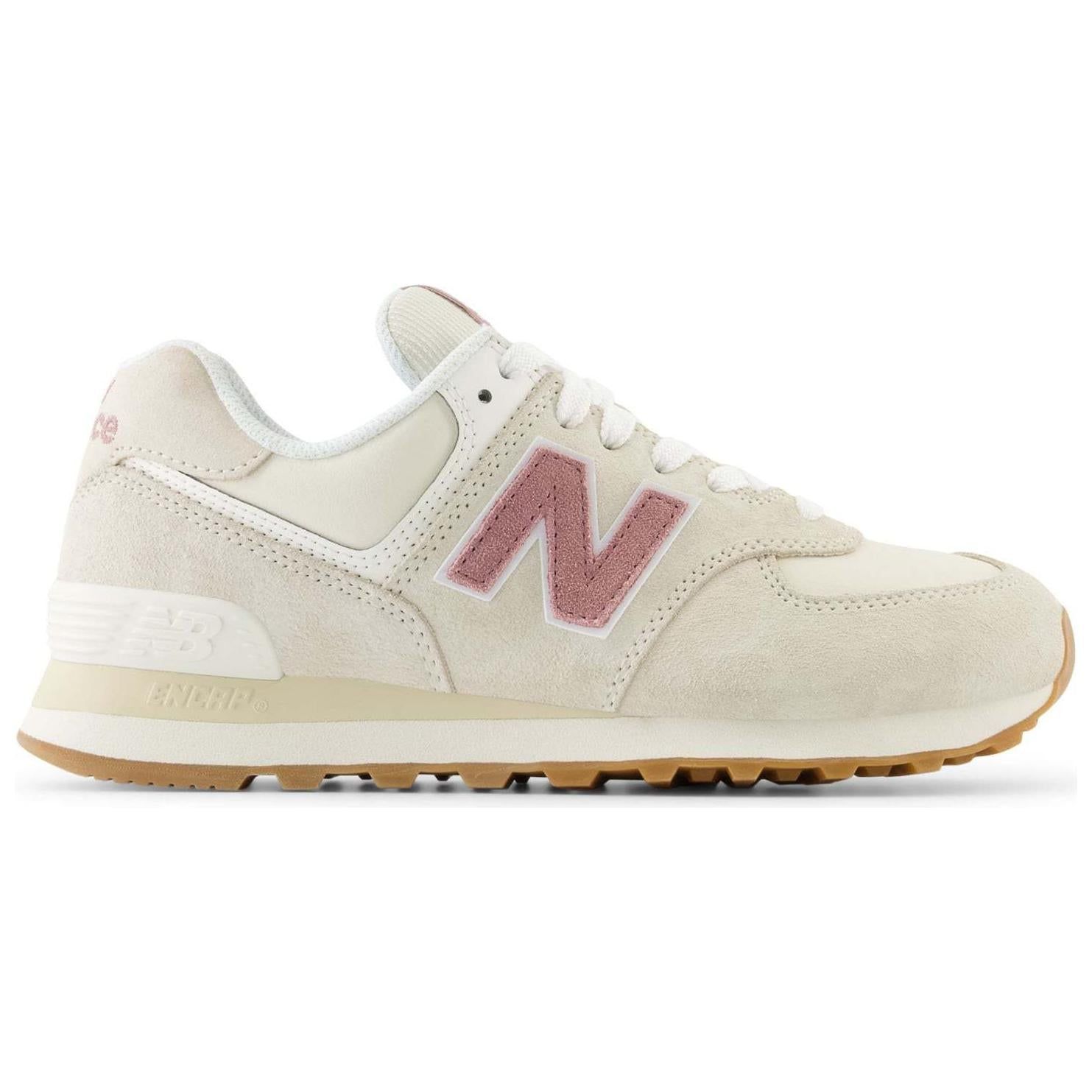 (WMNS) New Balance 574 Lifestyle Shoes 'Beige Pink' WL574QC2 sold by KicksCrew product image thumbnail 4