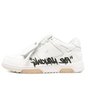 Off-White Out Of Office For Walking Low-Top Sneaker 'White Black' OMIA189C99LEA0050110 sold by KicksCrew