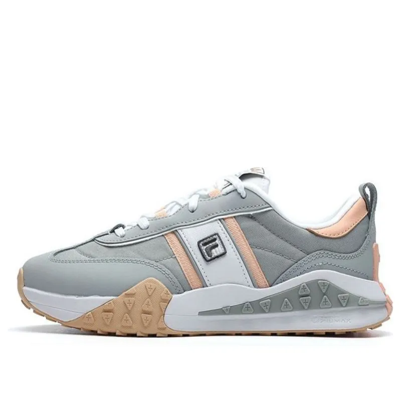 (WMNS) FILA Brick Sneakers 'Grey Pink' F12W211119FHW sold by KicksCrew