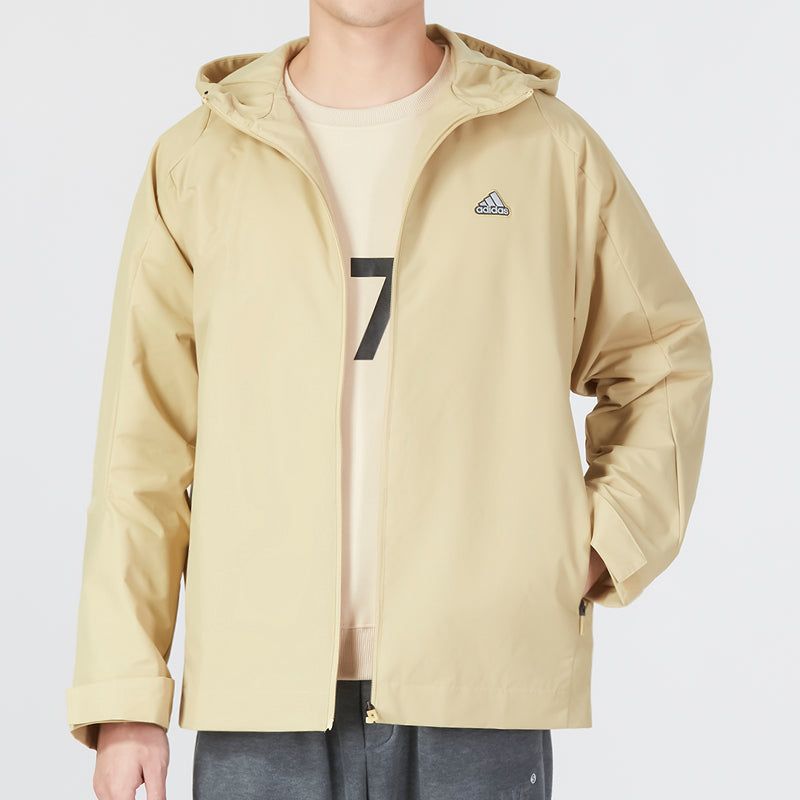 Adidas Tech MH Woven Jacket 'Beige' HY5834 sold by KicksCrew product image thumbnail 3