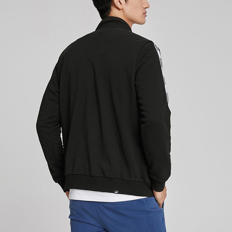 Puma Full-Zip Jacket 'Black White' 587002-01 sold by KicksCrew product image thumbnail 4