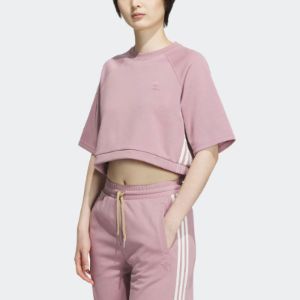(WMNS) adidas originals Toc Graphic T-Shirt 'Pink' IN1007 sold by KicksCrew