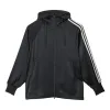 (WMNS) adidas x Y-3 Tech Silk Zip Hoodie 'Black White' IQ1798 sold by KicksCrew