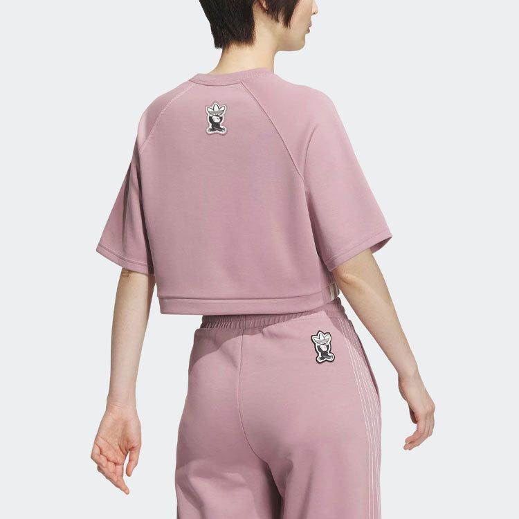 (WMNS) adidas originals Toc Graphic T-Shirt 'Pink' IN1007 sold by KicksCrew product image thumbnail 3