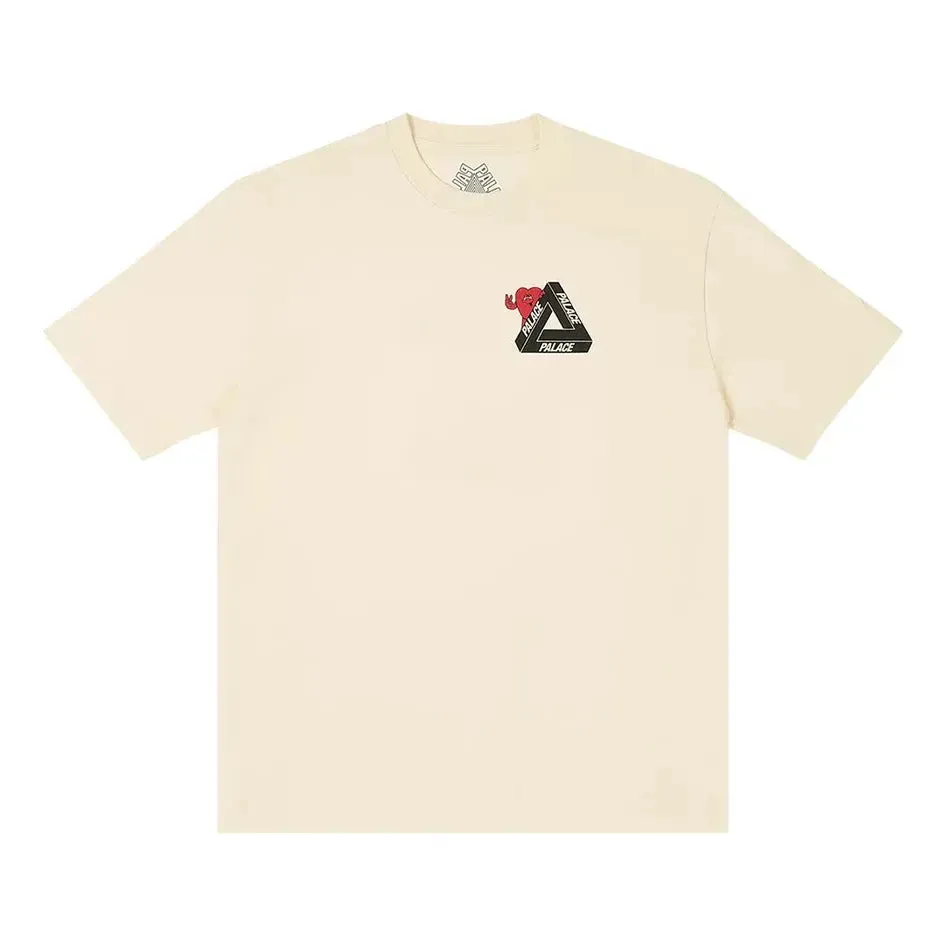 Palace Tri-Hearts T-shirt 'Soft White' P26TS029 sold by KicksCrew