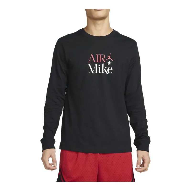 Air Jordan Sports DNA Graphic Long Sleeve T-Shirt Asia Sizing 'Black' DH8977-010 sold by KicksCrew