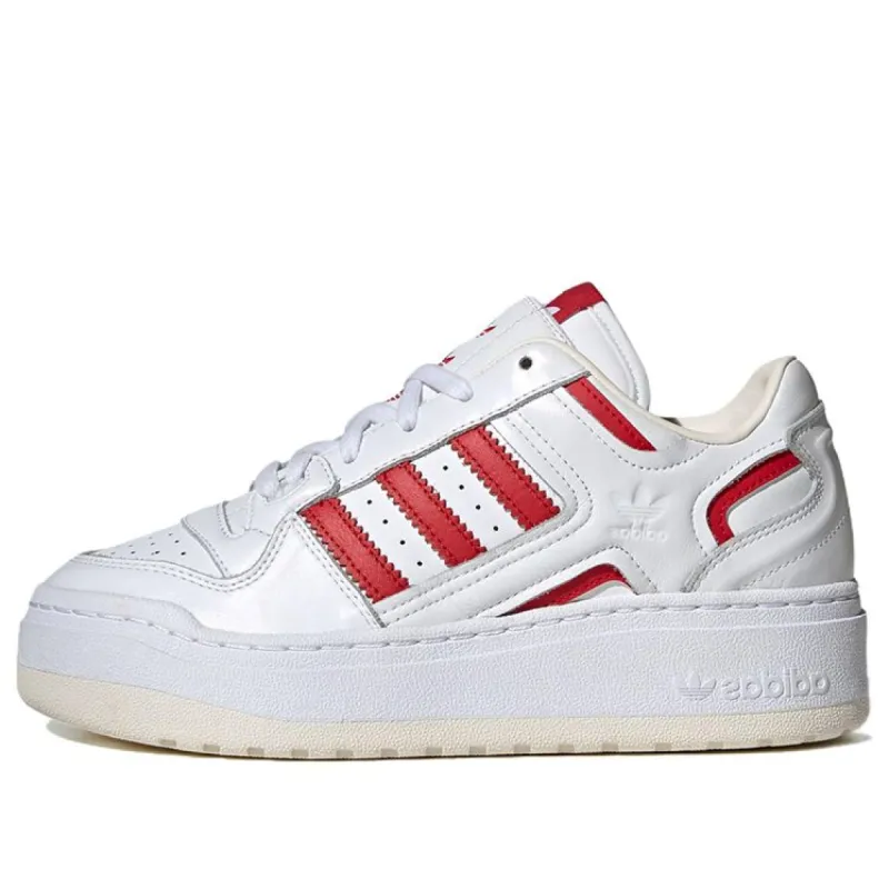 (WMNS) adidas Forum XLG 'White Scarlet' IG2577 sold by KicksCrew
