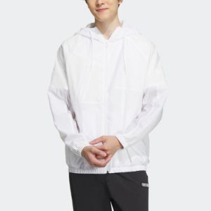 Adidas Neo Vibe Collective Windbreaker Jackets 'White' IA6741 sold by KicksCrew