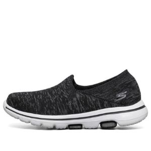 (WMNS) Skechers Go Walk 5 'Black' 15942-BKW sold by KicksCrew