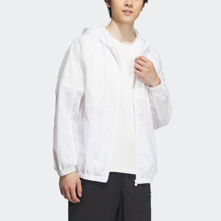 Adidas Neo Vibe Collective Windbreaker Jackets 'White' IA6741 sold by KicksCrew product image thumbnail 4