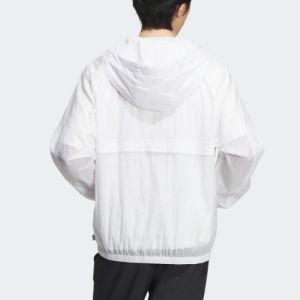 Adidas Neo Vibe Collective Windbreaker Jackets 'White' IA6741 sold by KicksCrew
