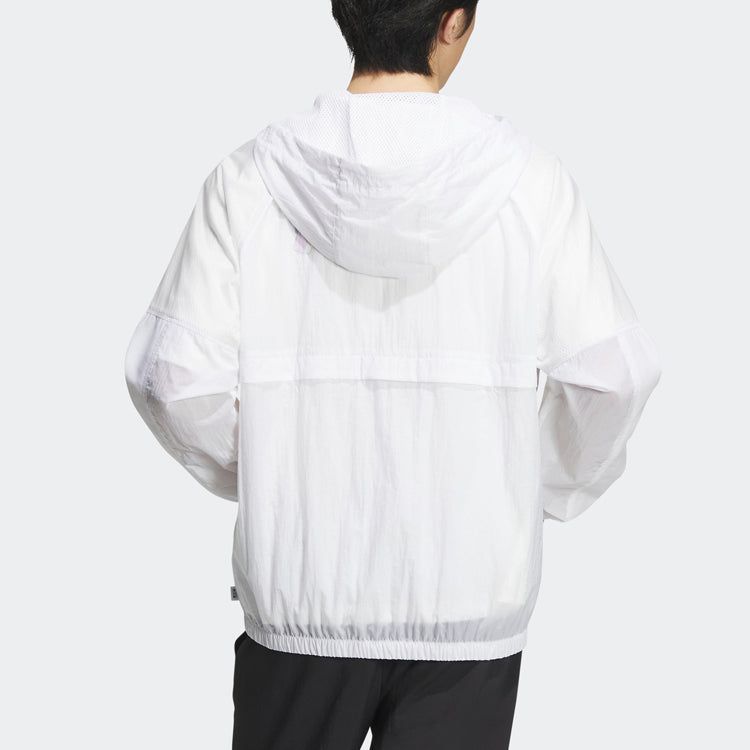 Adidas Neo Vibe Collective Windbreaker Jackets 'White' IA6741 sold by KicksCrew product image thumbnail 3