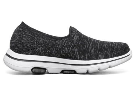 (WMNS) Skechers Go Walk 5 'Black' 15942-BKW sold by KicksCrew