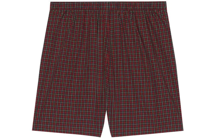 Balenciaga Micro Tartan-Print Boxer Short 'Red' 6584004A8B76464 sold by KicksCrew product image thumbnail 2