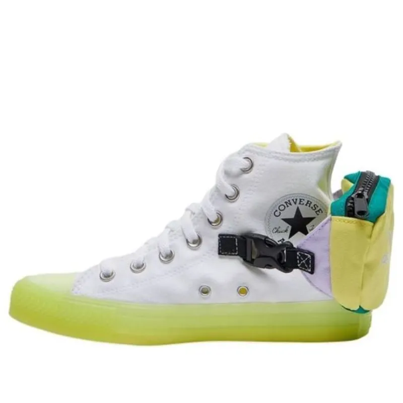 (WMNS) Converse Chuck Taylor All Star Buckle Up High Top 'White Volt' 569032C sold by KicksCrew