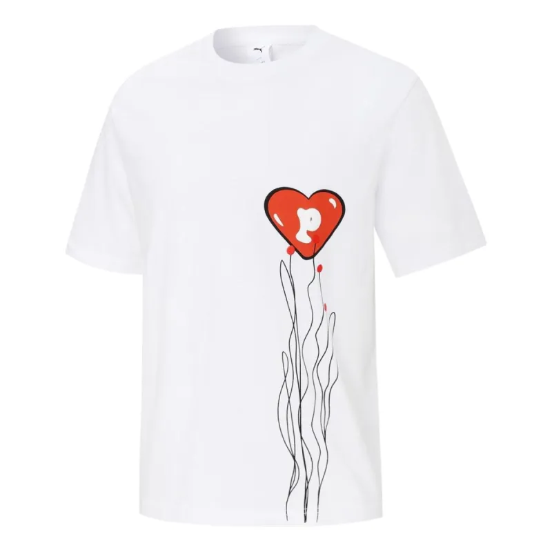 PUMA Graphic Casual T-Shirt 'White' 620253-02 sold by KicksCrew