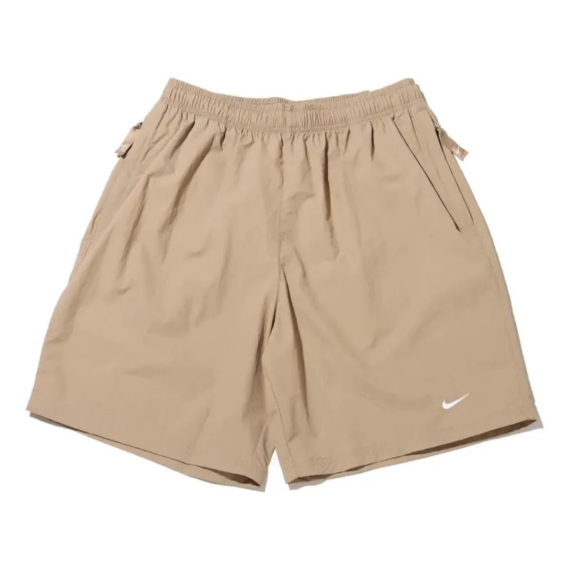 Nike Solo Swoosh Woven Shorts Asia Sizing 'Khaki' DX0750-247 sold by KicksCrew