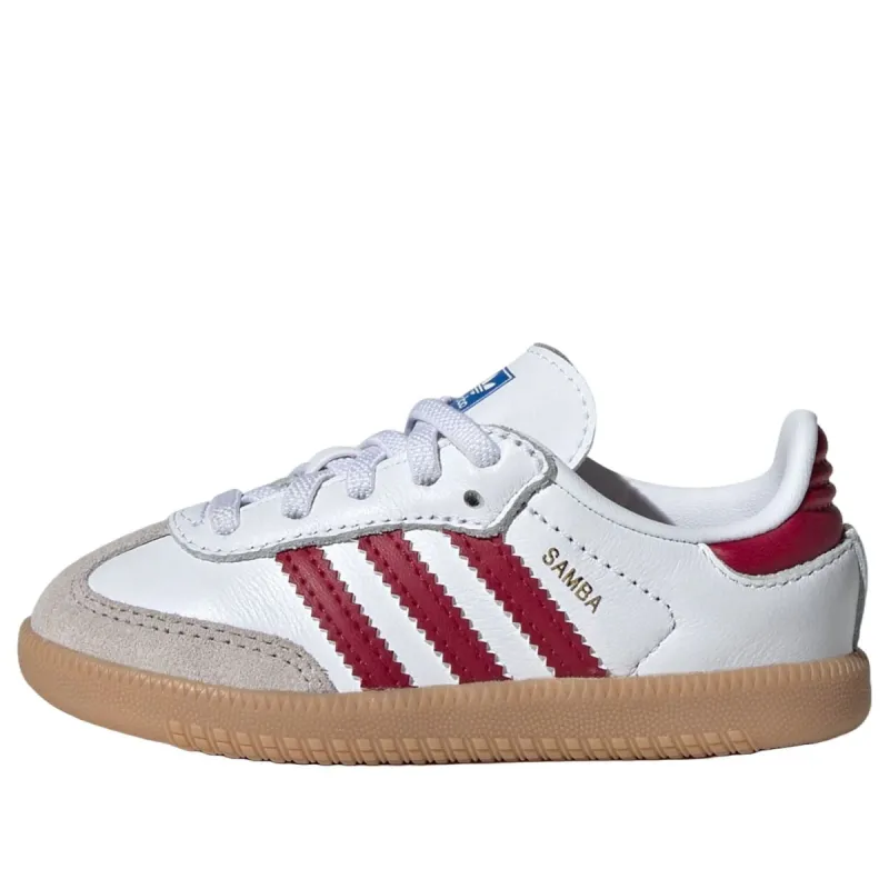 (TD) adidas Samba OG 'White Collegiate Burgundy Gum' IE1336 sold by KicksCrew