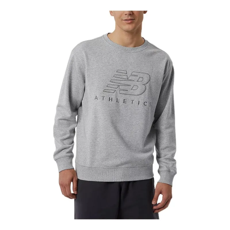 New Balance Athletics Crew Sweatshirt 'Grey' MT23501-AG sold by KicksCrew
