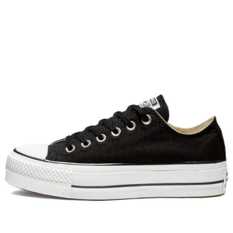 (WMNS) Converse Chuck Taylor All Star Lift Platform Canvas Ox 'Black' 560250F sold by KicksCrew
