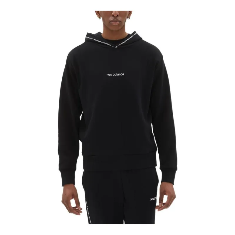 New Balance Essentials Fleece Hoodie 'Black' MT23516-BK sold by KicksCrew