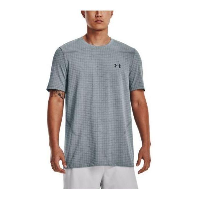 Under Armour Seamless Grid T-shirt 'Blue Grey' 1376921-465 sold by KicksCrew