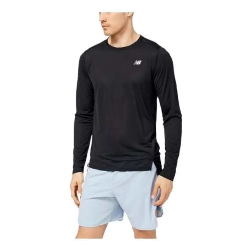 New Balance Accelerate Long Sleeve T-shirt 'Black' MT23225-BK sold by KicksCrew