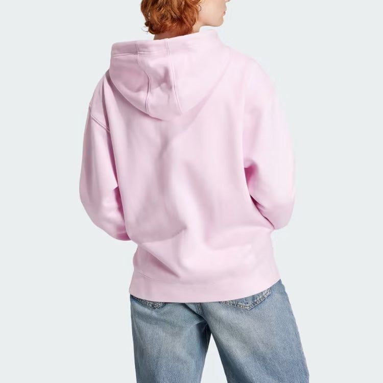 (WMNS) adidas Full-Zip Boyfriend Hoodie 'Pink' IK0484 sold by KicksCrew product image thumbnail 3