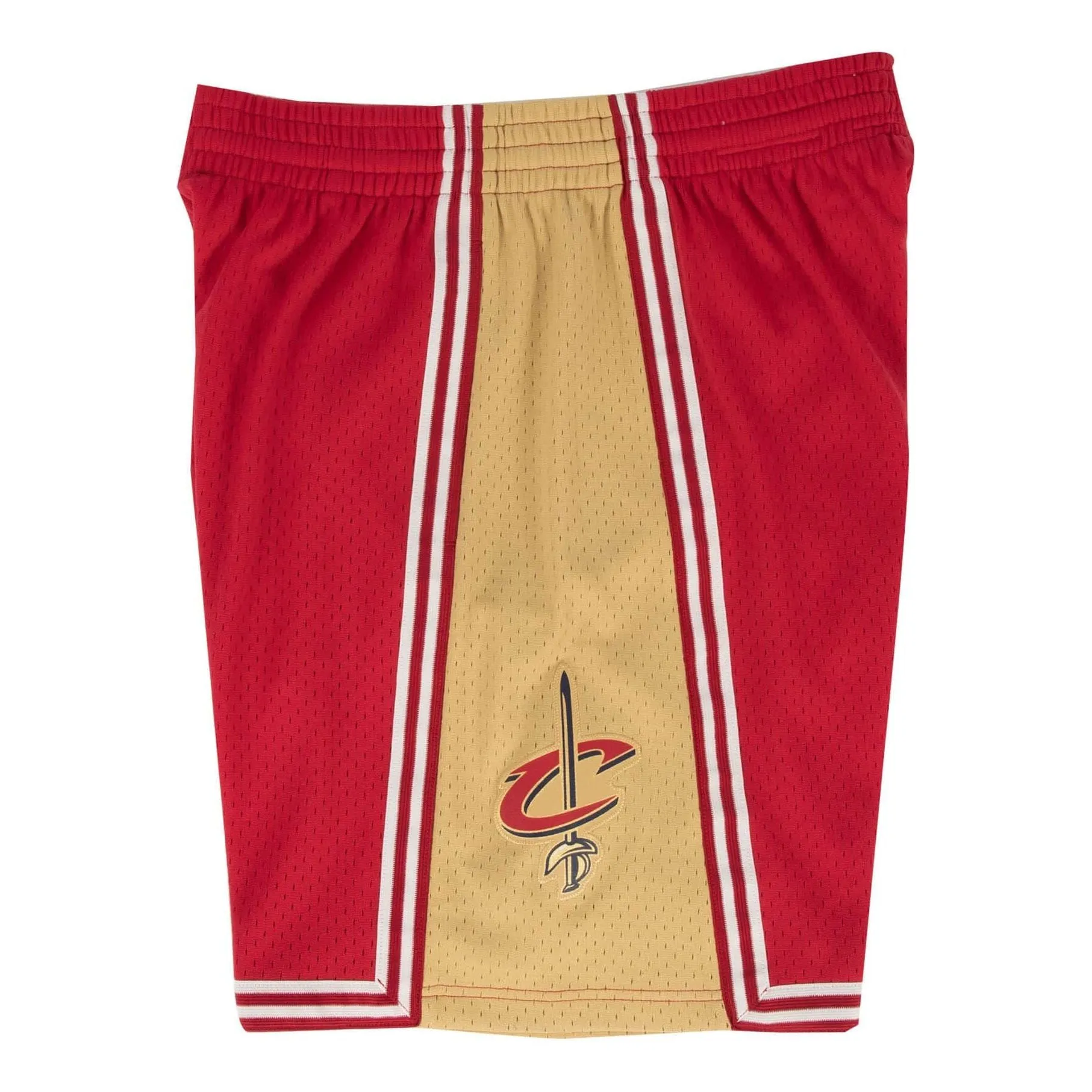Mitchell & Ness x NBA Cleveland Cavaliers 2003-04 Road Swingman Shorts 'Red Gold' 540B-327-7CCAQPV sold by KicksCrew product image thumbnail 2