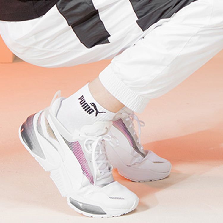 Puma Sneaker Socks 3 pack 'White Black' 100002945-003 sold by KicksCrew product image thumbnail 3