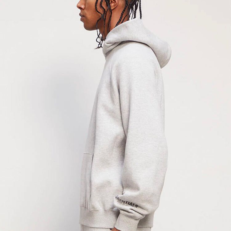 Fear of God Essentials FW20 Core Hoodie 'Heather Grey' 0192250500220367 sold by KicksCrew product image thumbnail 4