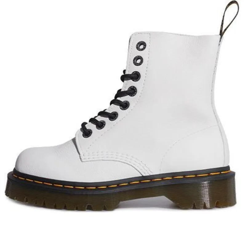 (WMNS) Dr. Martens 1460 Pascal Bex Pisa Leather Lace Up Boots 'White' 27376113 sold by KicksCrew