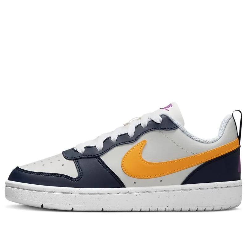 (GS) Nike Court Borough Low Recraft 'White Navy Gold' HJ3482-071 sold by KicksCrew