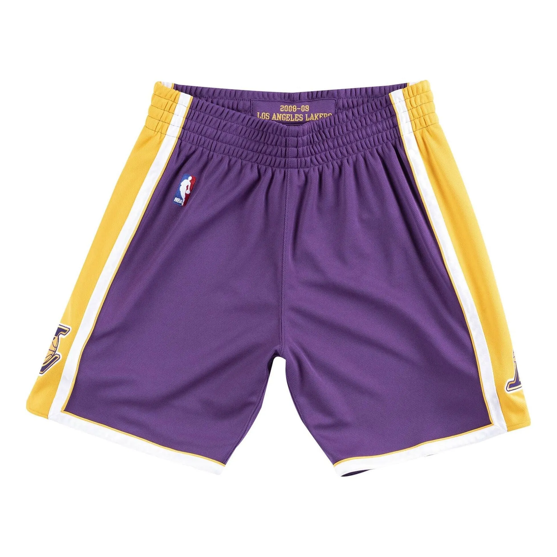 Mitchell & Ness NBA Authentic Shorts Los Angeles Lakers Road 2008-09 'Purple Yellow' ASHRGS18039-LALPURP08 sold by KicksCrew