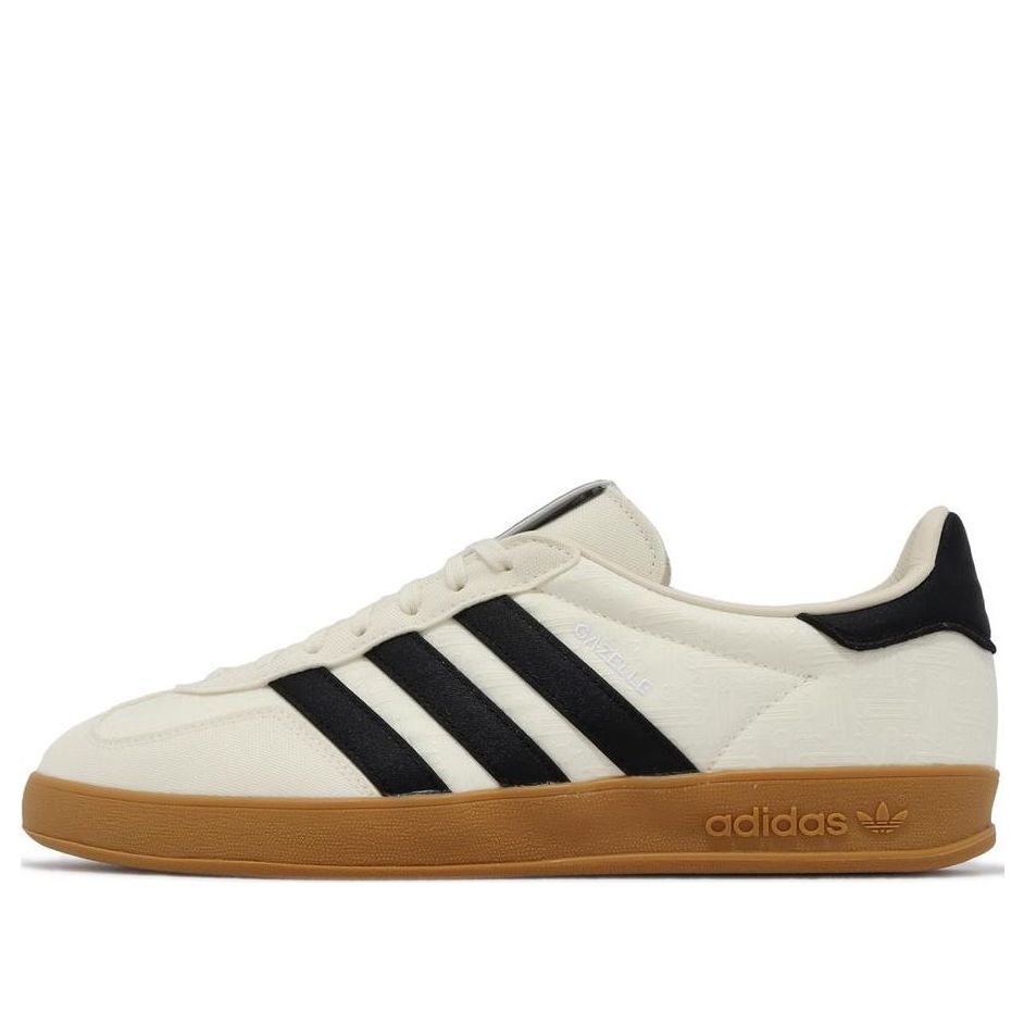 Adidas Originals Gazelle Shoes 'Cream White Black Sand' IG3677 sold by KicksCrew
