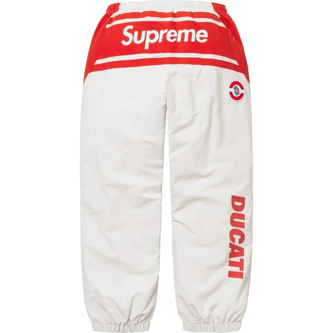 Supreme x DUCATI Track Pants 'White Red' SUP-SS24-278 sold by KicksCrew product image thumbnail 2