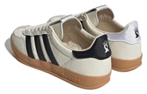 Adidas Originals Gazelle Shoes 'Cream White Black Sand' IG3677 sold by KicksCrew