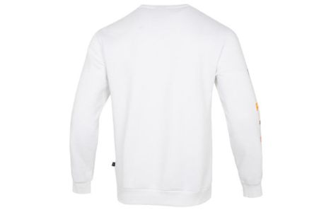 PUMA Ess Logo Repeat Graphic Crew 'White' 675128-02 sold by KicksCrew