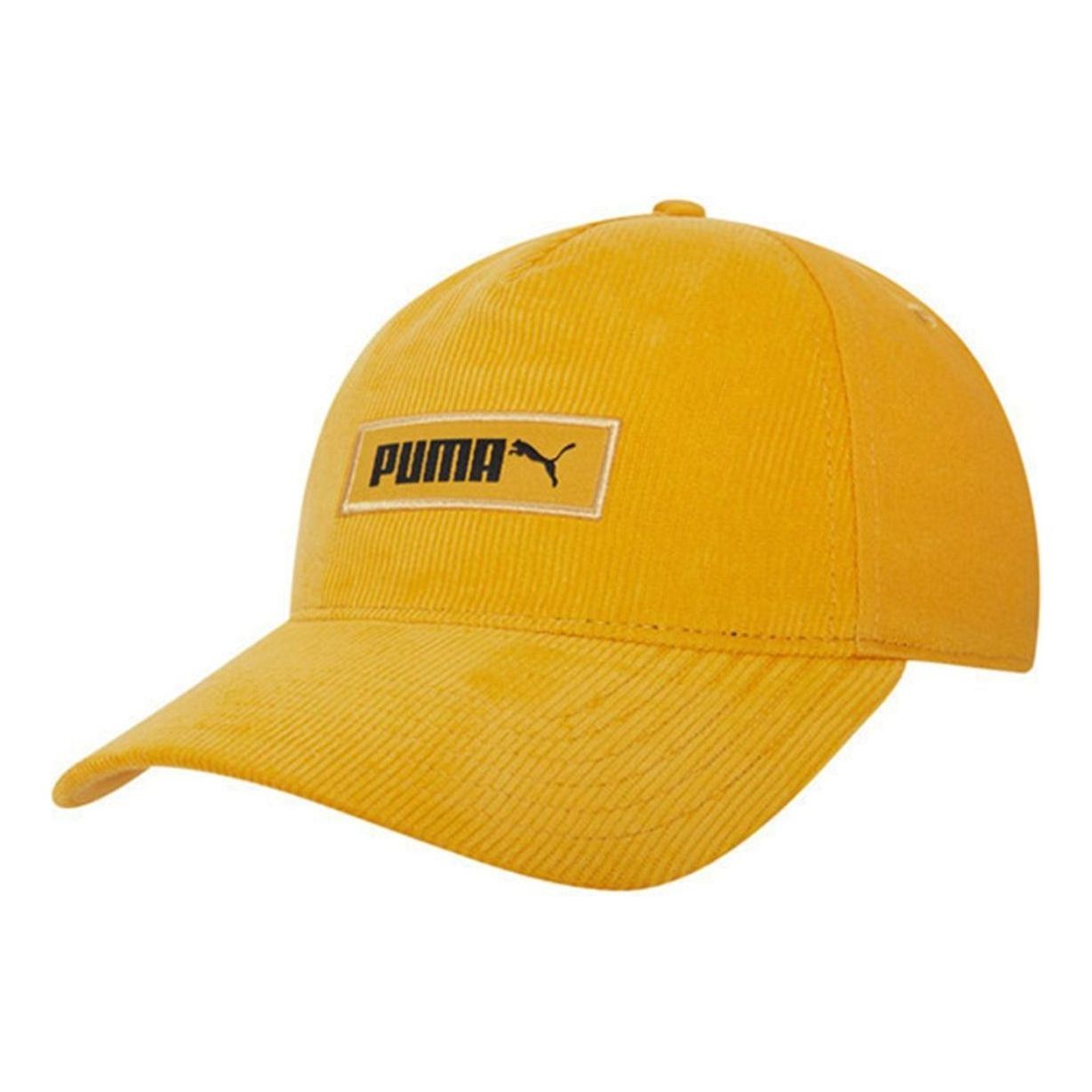 Puma Archive Logo Label Cap 'Yellow Black' 023535-03 sold by KicksCrew