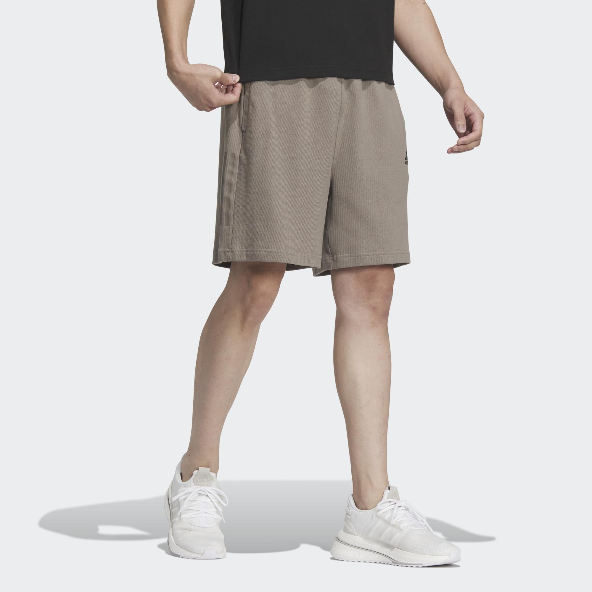 Adidas ST GF Knit Shorts 'Tan' IA8114 sold by KicksCrew product image thumbnail 3