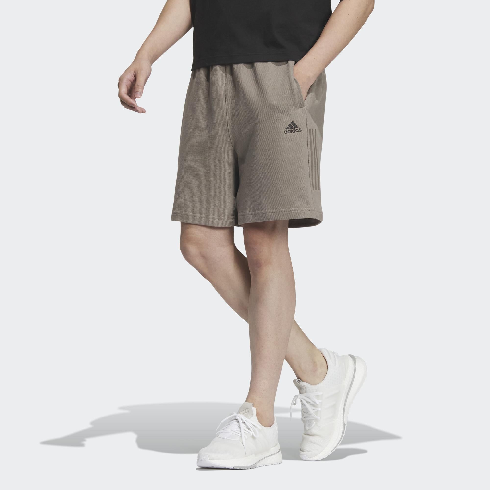 Adidas ST GF Knit Shorts 'Tan' IA8114 sold by KicksCrew product image thumbnail 2