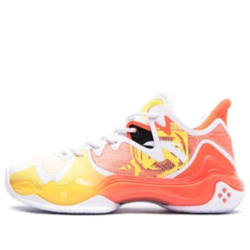 ANTA Shock Wave 4 'White Orange Yellow' 112231106-3 sold by KicksCrew