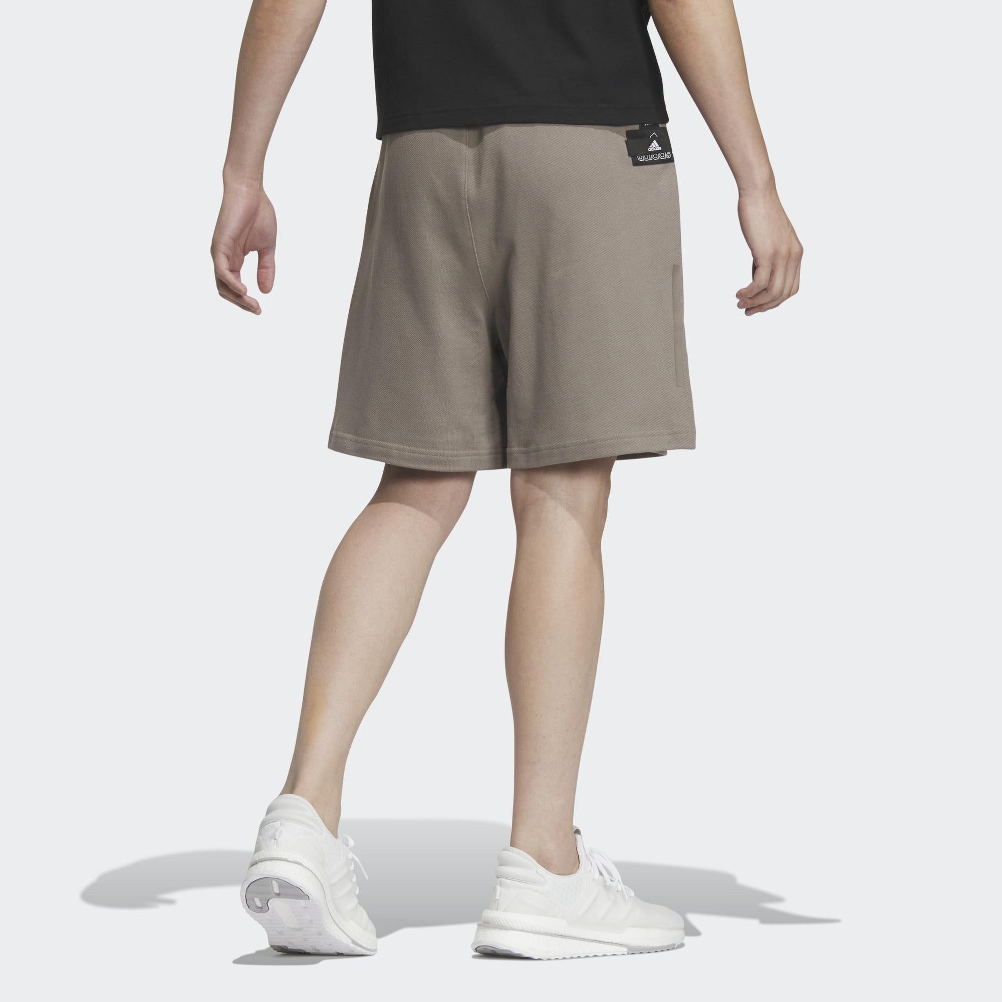 Adidas ST GF Knit Shorts 'Tan' IA8114 sold by KicksCrew product image thumbnail 4