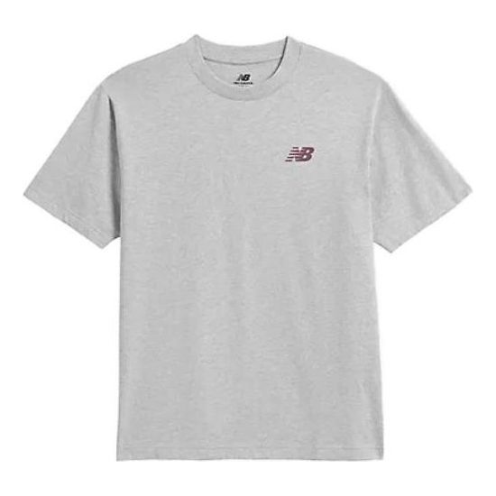 New Balance Logo Relaxed T-Shirt 'Athletic Grey' MT31680-AG sold by KicksCrew