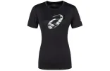 (WMNS) ASICS Spiral Graphic Short Sleeve T-Shirt Asia Sizing 'Performance Black' 2032D020-001 sold by KicksCrew