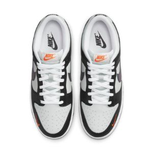 Nike Dunk Low 'Black Total Orange Mini Swoosh' FN7808-001 sold by KicksCrew