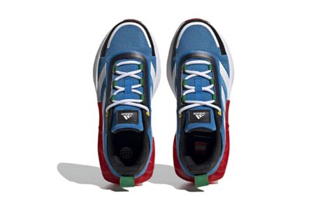 (GS) adidas Tech Runner x LEGO 'Shock Blue Red' HP5884 sold by KicksCrew