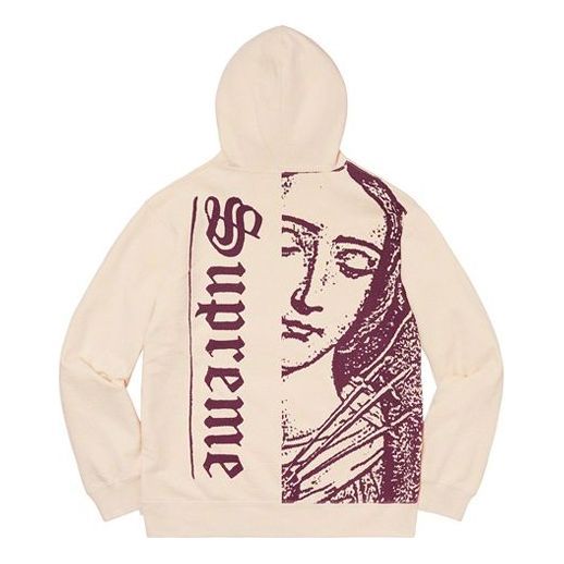 Supreme Mary Hooded Sweatshirt 'Beige Purple' SUP-SS20-065 sold by KicksCrew product image thumbnail 2
