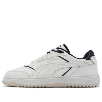 (WMNS) PUMA Doublecourt 'White New Navy' 393284-02 sold by KicksCrew