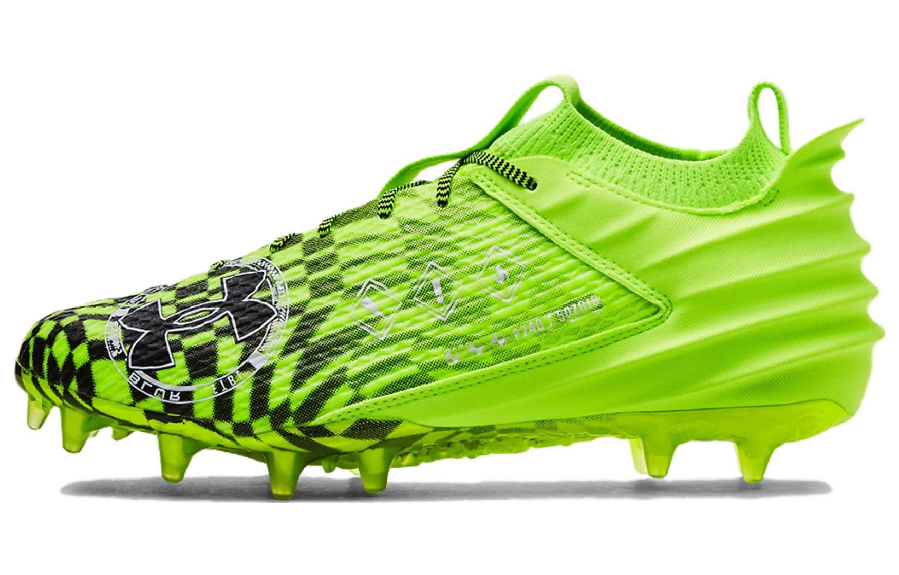 ブライト　UNDER ARMOUR HIGLIGHT MC LE Under Armor Highlight MC LE Football Lax Cleats White Purple